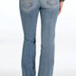 Cruel Girl - Women's Hannah Moderate-rise Slim Boot Cut Jean