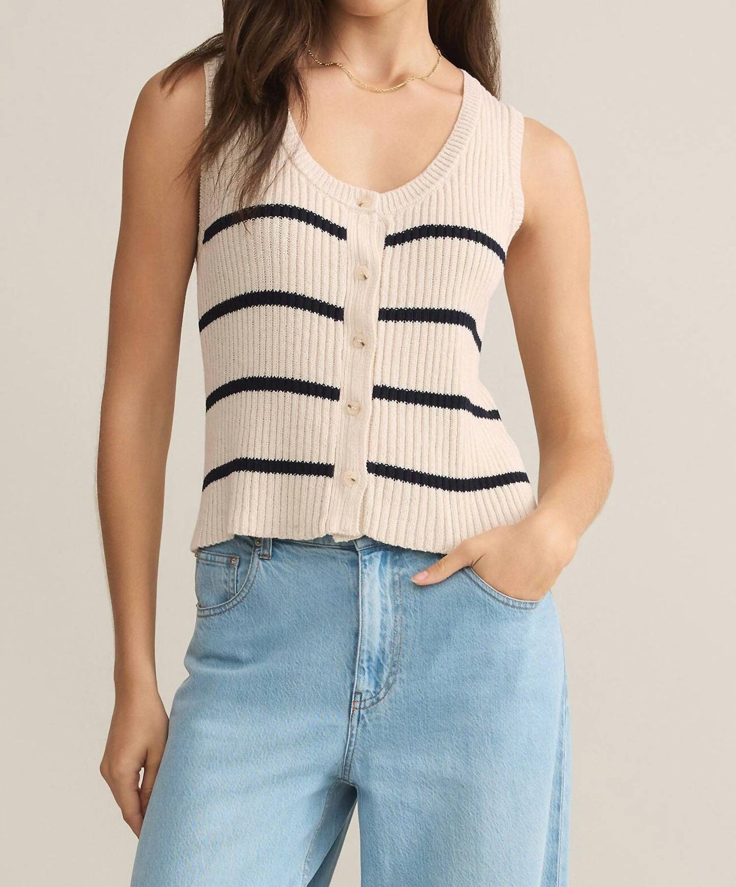Z Supply - Acacia Stripe Sweater Vest