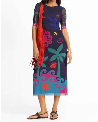 Johnny Was - ASTRID MESH MIDI DRESS