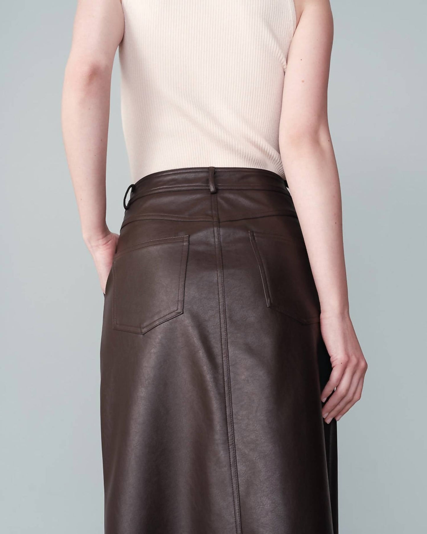 Grace & Mila - Nory Pleather Skirt