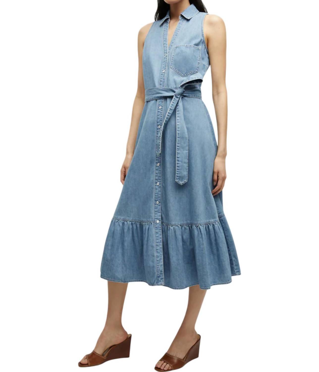 Veronica Beard - Edwina Sleeveless Midi Dress