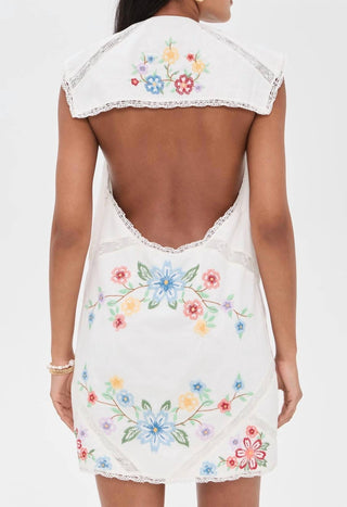 Free People - Willow Embroidered Mini Dress