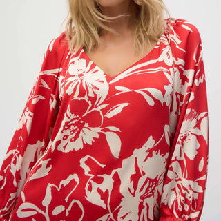 Joseph Ribkoff - Satin Floral Print Top