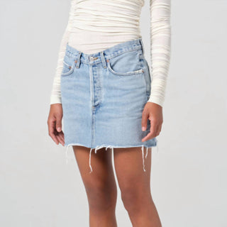 Agolde - Women's V Waist Mini Force Skirt