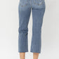 Judy Blue - High Waist Destroyed Crop Wide Leg Jeans