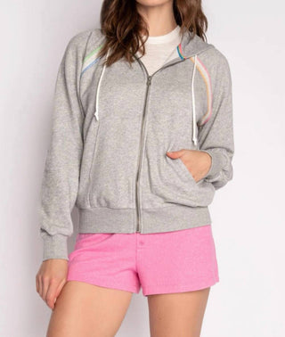 Pj Salvage - Neon Stripes Hoodie Jacket