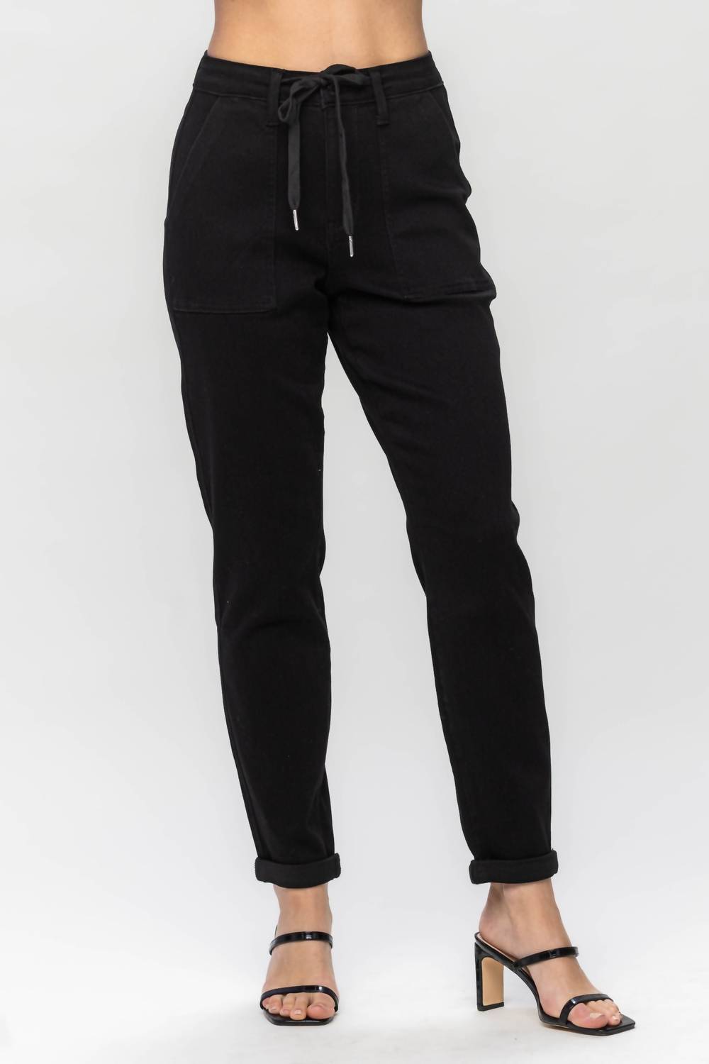 Judy Blue - High Waisted Double Roll Cuff Jogger