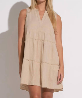 Elan - Sleeveless Swing Mini Dress