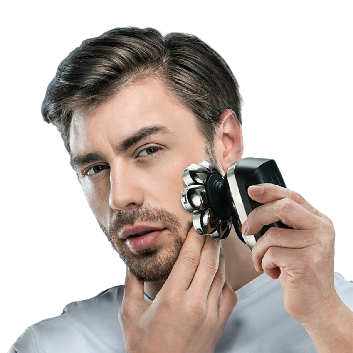 8-in-1 Electric Head Shaver Waterproof Grooming Kit