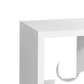 8 Cube White Bookshelf Organizer for Home and Office