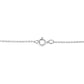 14K White Gold 1/4 Cttw Shared Prong Set Round-Ct Diamond 7 Stone Floral Cluster 18" Pendant Necklace (H-I Color, SI2-I1 Clarity)
