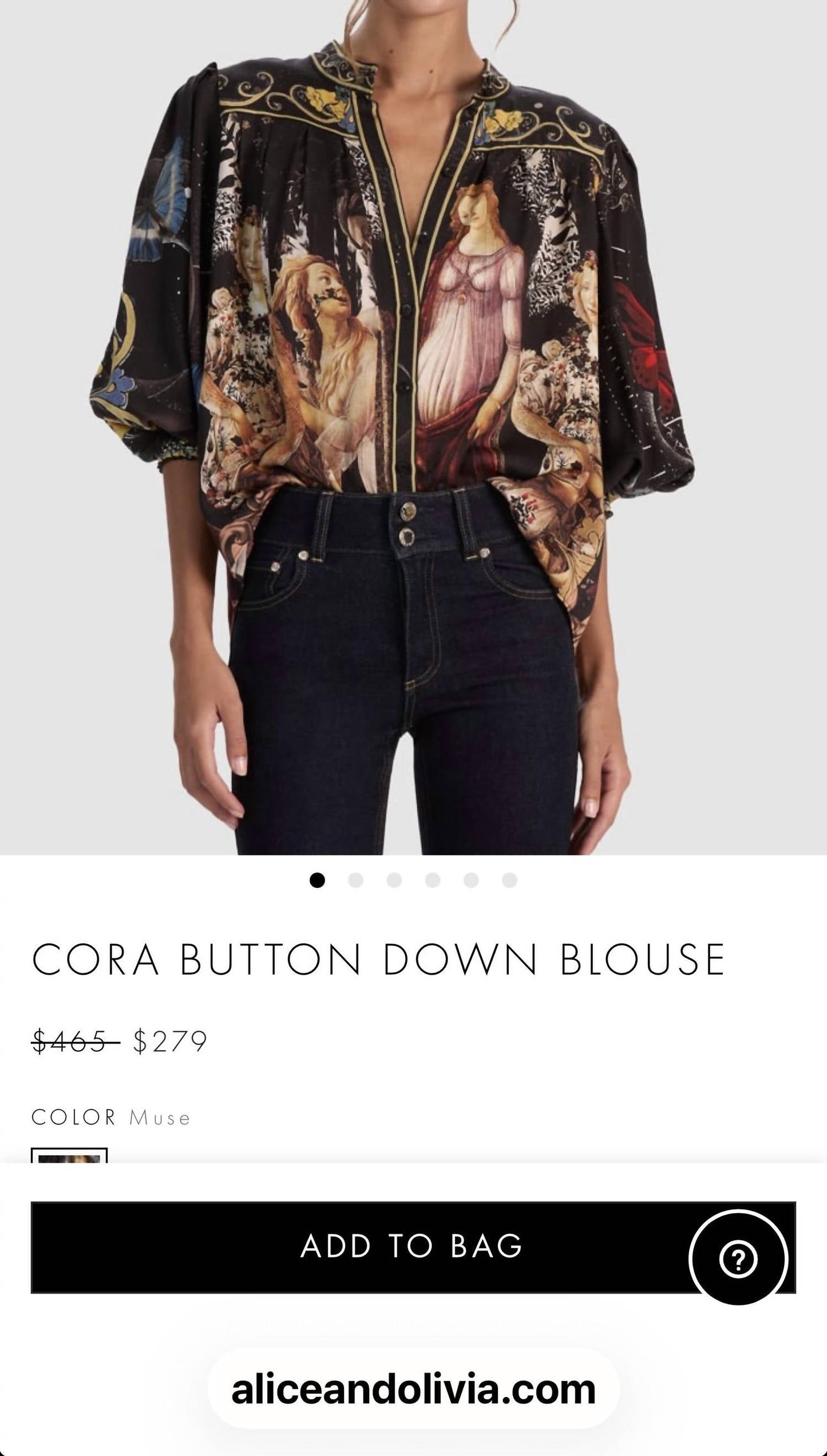 Alice + Olivia - Euginia Lace Blouse