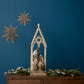 Holy Family Nativity Arch with Gold Finish 23.25"H
