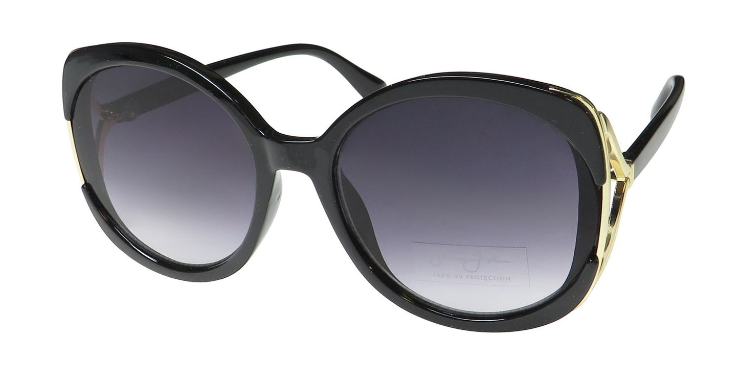 Sean John SJS2032 Sunglasses Wrap Oversized Lenses American Celebrity Designer