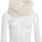 Steve Madden Women's Faux Winter Infinity Scarf White Size Regular