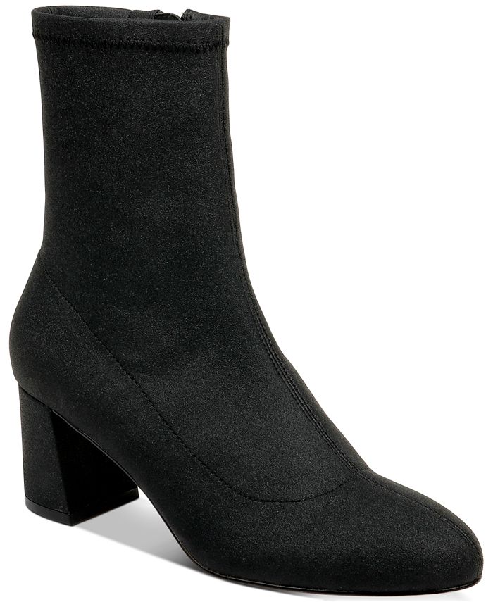 Badgley Mischka Women's Rena Evening Booties Shoes Black Size 7