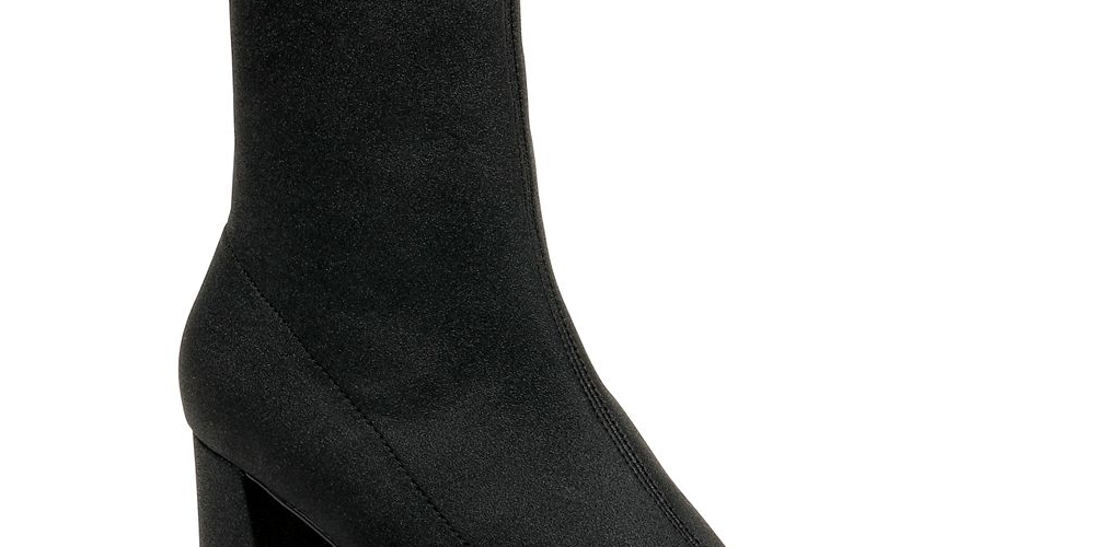 Badgley Mischka Women's Rena Evening Booties Shoes Black Size 7