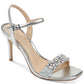 Badgley Mischka Women's Natasha Evening Heels Gray Size 9.5