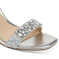 Badgley Mischka Women's Natasha Evening Heels Gray Size 9.5
