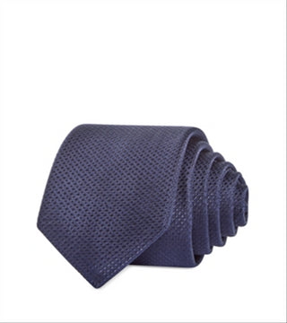 The Men's Store at Bloomingdale's Textured Solid Silk Skinny Tie Size 6