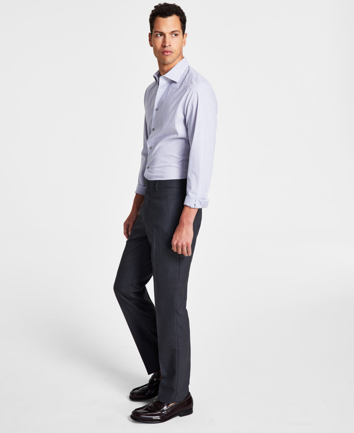 Calvin Klein Men's Slim Fit Dress Pants Gray Size 34X30