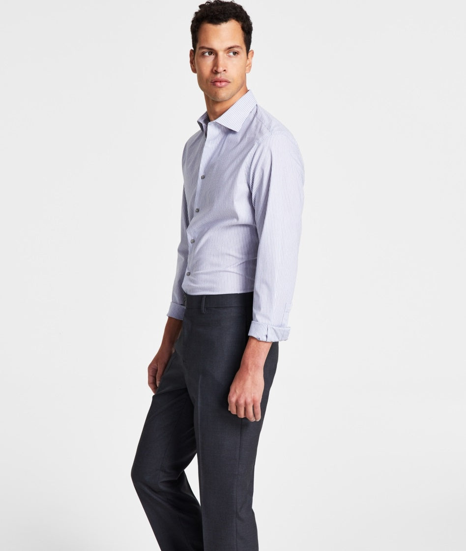 Calvin Klein Men's Slim Fit Dress Pants Gray Size 34X30