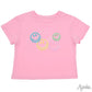 Azarhia - Girls' Smiley Face Puffy Boxy Tee