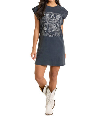 Panhandle - Studded Cap Sleeve Dress