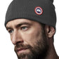 Canada Goose Men's Standard Wool Blend Beanie Gray Regular