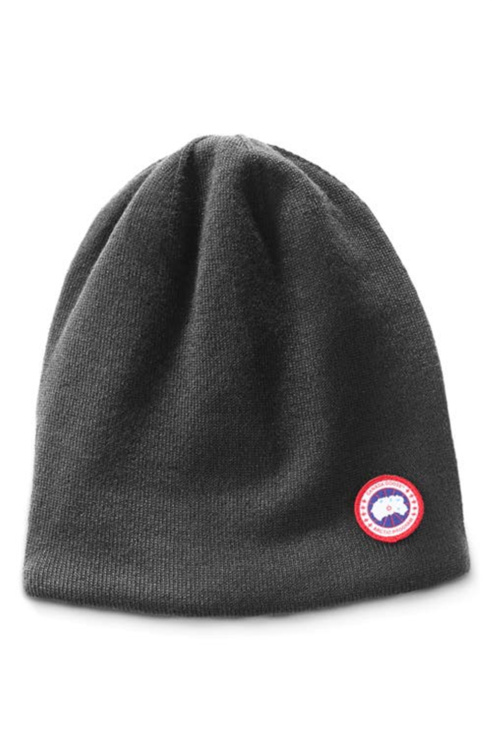 Canada Goose Men's Standard Wool Blend Beanie Gray Regular