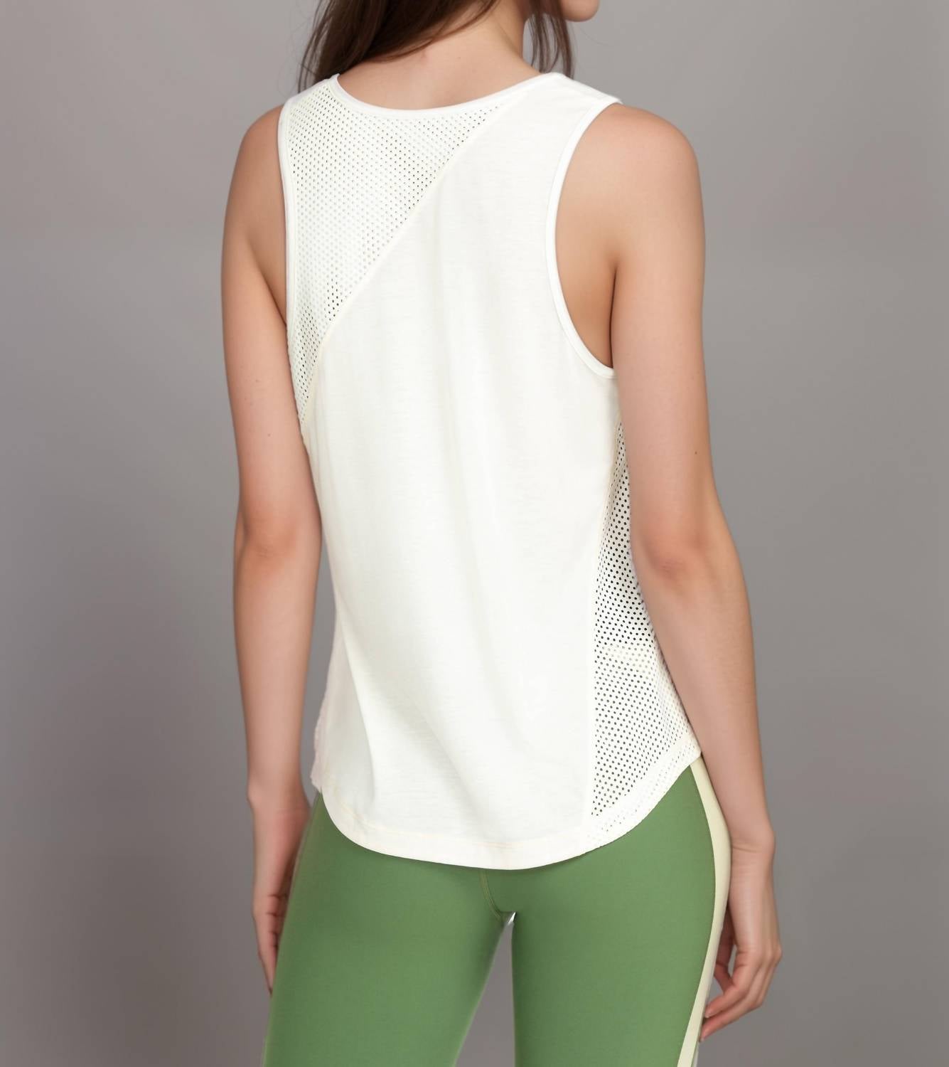 Johnny Was - Calme Effect Mesh Contrast Tank