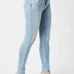 Judy Blue - Mid Rise Tummy Control Destroy Skinny Jeans