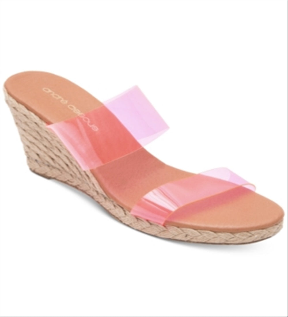 André Assous Women's Andrea Open Toe Casual Platform Sandals Pink Size 8