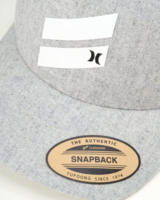 Hurley Men's Icon Slash Trucker Hat Gray Size Regular