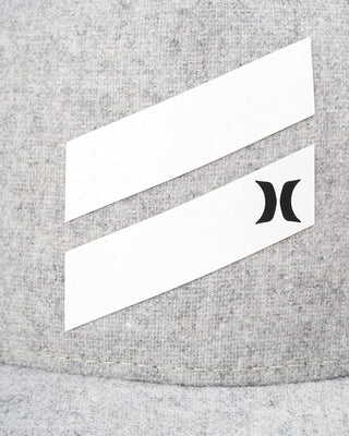 Hurley Men's Icon Slash Trucker Hat Gray Size Regular