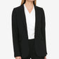 DKNY Women's Pick Stitch Single Button Blazer Black Size 8 Petite