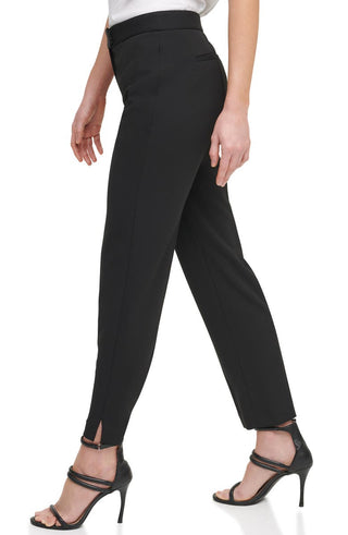 DKNY Women's Foundation Slim Leg Career Pants Black Size 6