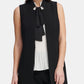 DKNY Women's Notched Lapel Sleeveless Blazer Black Size 4