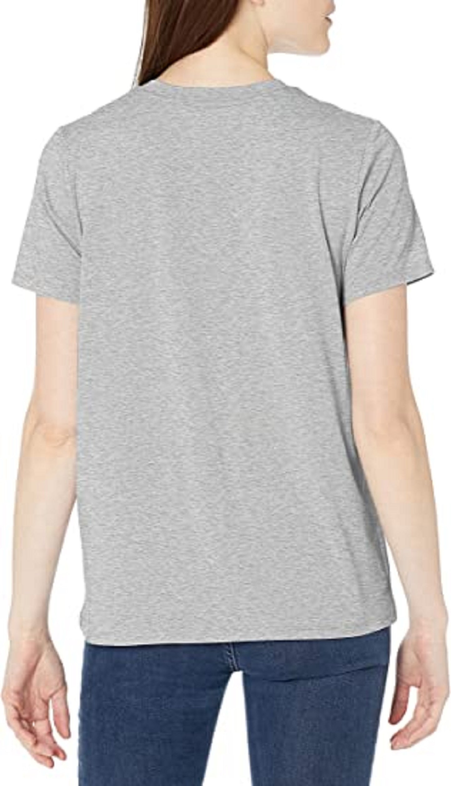 DKNY Women's Sport Logo T-Shirt Gray Size Medium