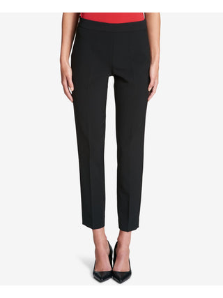 DKNY Women's Straight Leg Pants Black Size 2