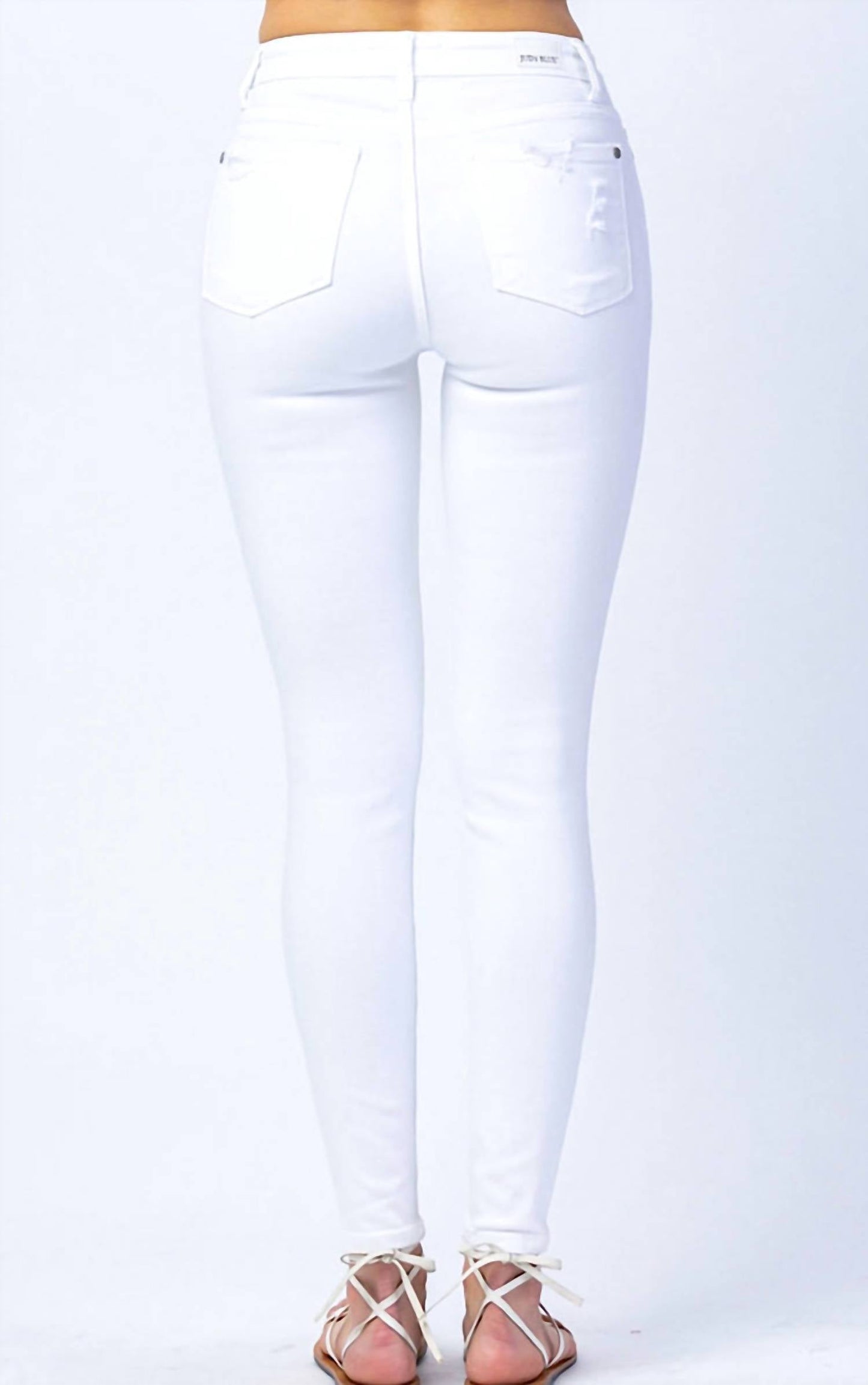 Judy Blue - Mid Rise Distressed Jeans