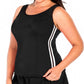 Miraclesuit - Plus Size Kimkini Underwire Tankini Top