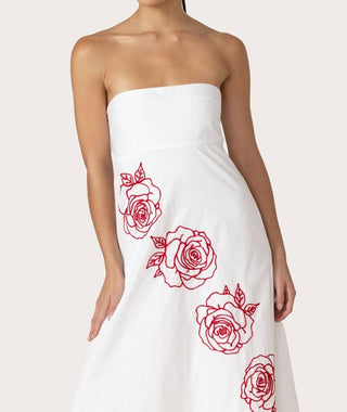 Lusana - Timothy Poplin Maxi Dress