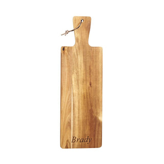 Creative Gifts International - Acacia Wood Handled Bread Board