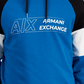 AX Armani Exchange Men's Colorblock Sweatshirt Blue Size 2XL
