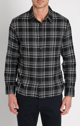 Jachs New York - Manor 6oz Stretch One Pocket Flannel Shirt