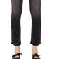 Jaen Women's Halee Straight Leg Cropped Jeans Gray Size 32