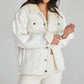 Lola Jeans Women's Trucker Jacket White Size X-Large