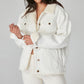 Lola Jeans Women's Trucker Jacket White Size X-Large