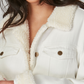 Lola Jeans Women's Trucker Jacket White Size X-Large